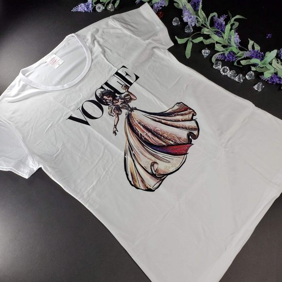 Boutique Tops - Vogue Disney Snow White Queen Short Sleeve T-Shirt